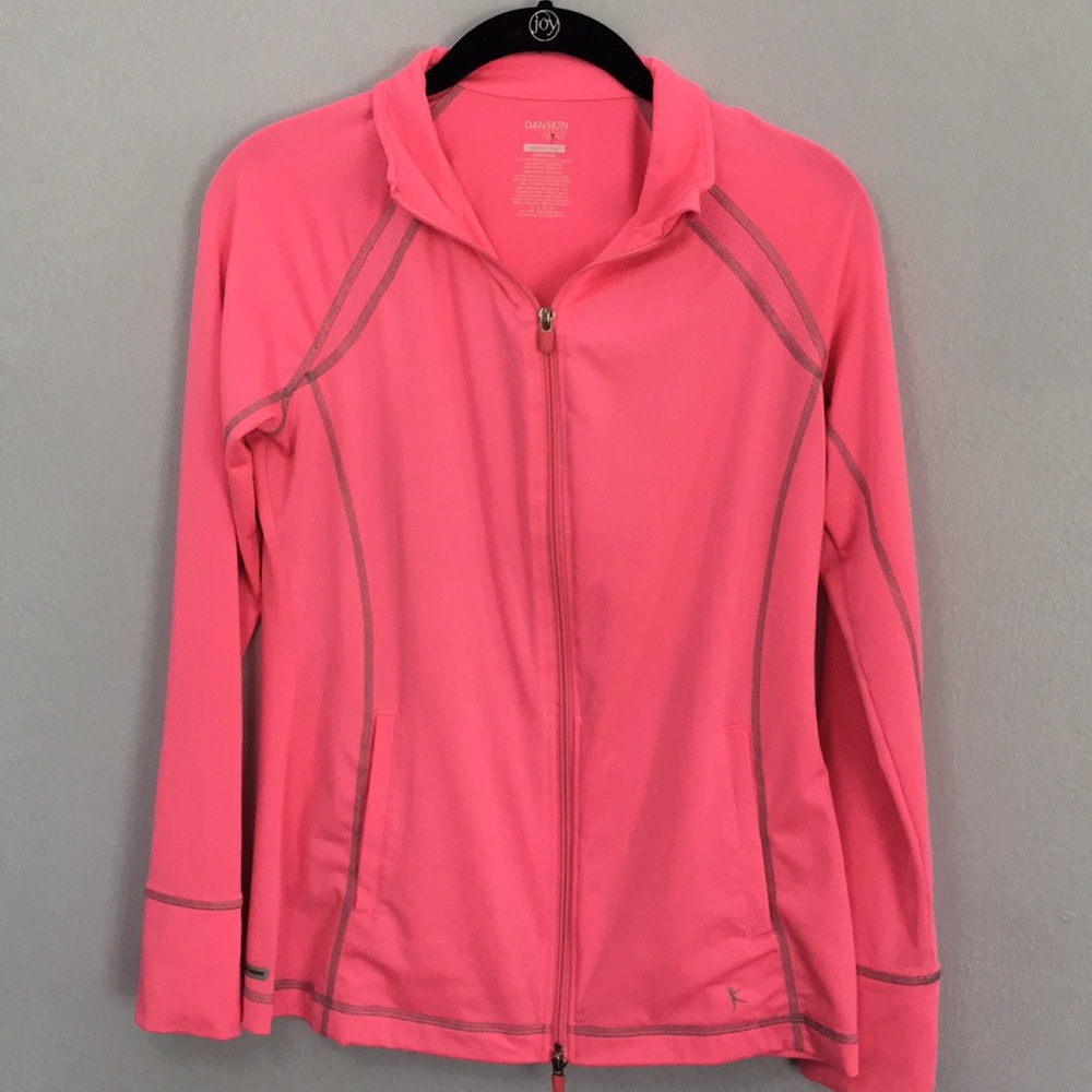Small Danskin hot pink zip up jacket